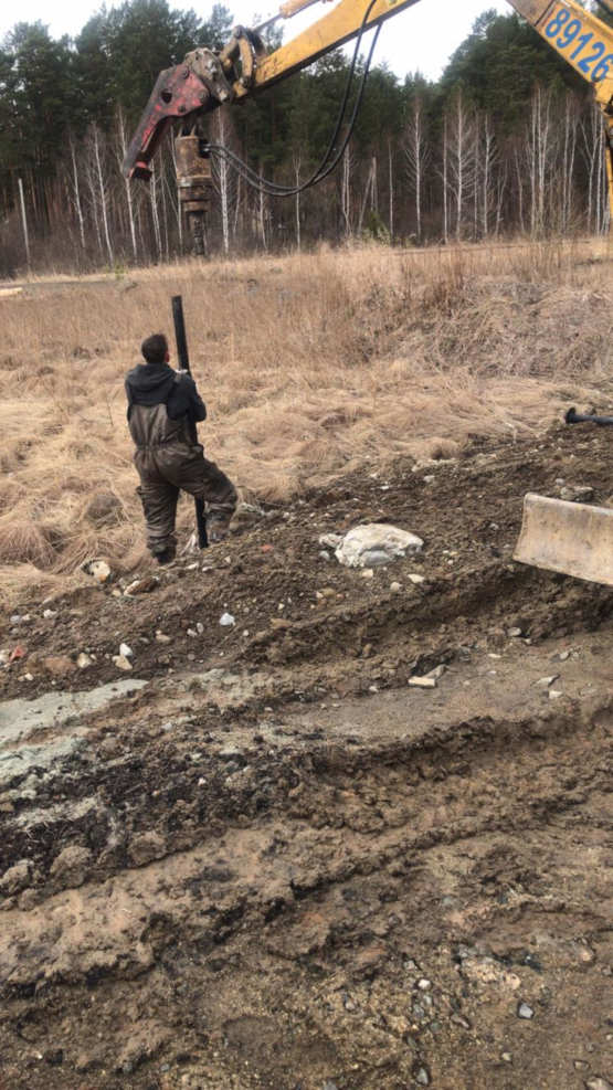 Монтаж винтовых свай